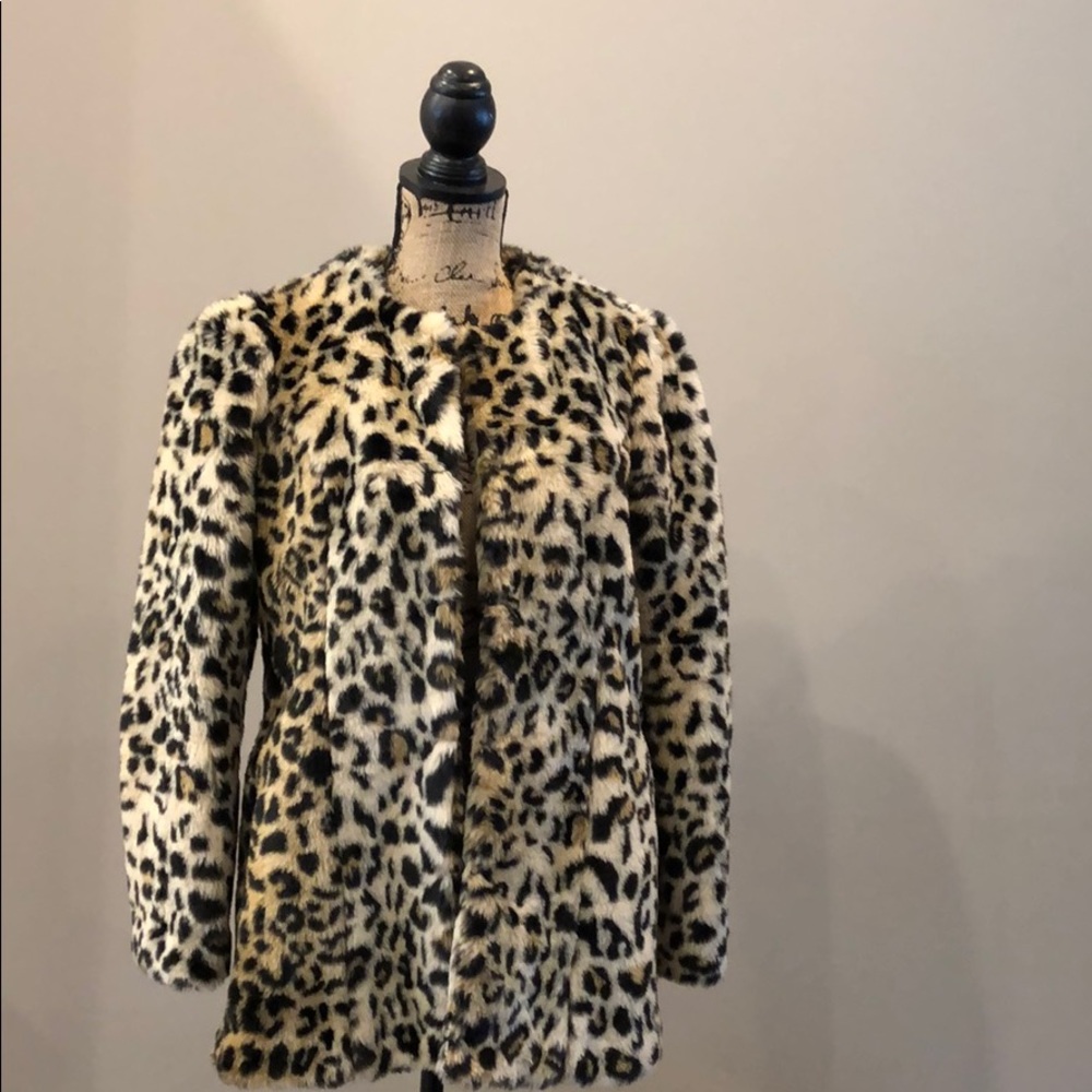 TWELVE BY TWELVE FAUX FUR COAT